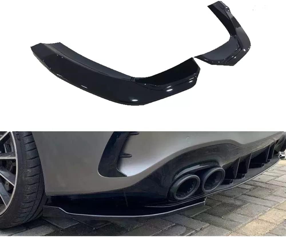 Auto-Heckklappendiffuser für Benz A Klasse A35 / A45 s W177 Limousine 2019 2020 2021, Rear Bumper Spoiler Rear Splitter Car Diffuser Spoiler Body Kit Protector Zubehör, A, STUYKDIA von STUYKDIA