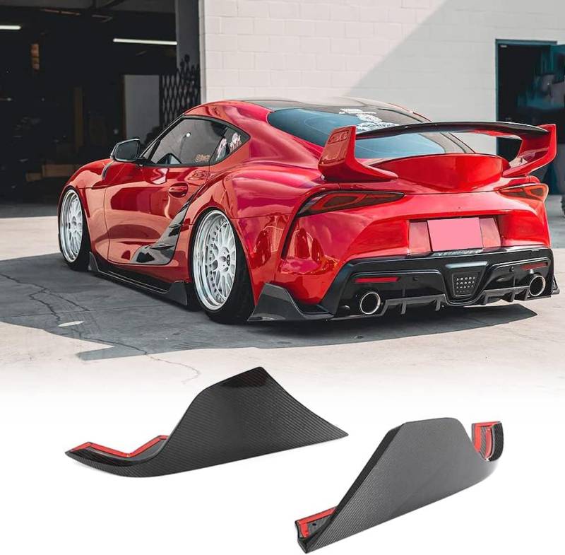 Auto-Heckklappendiffusor für Toyota GR Supra A90 A91 Schrägheck 2-türig 2020-2023, Rear Bumper Spoiler Rear Splitter Car Diffuser Spoiler Body Kit Protector Zubehör STUYKDIA von STUYKDIA