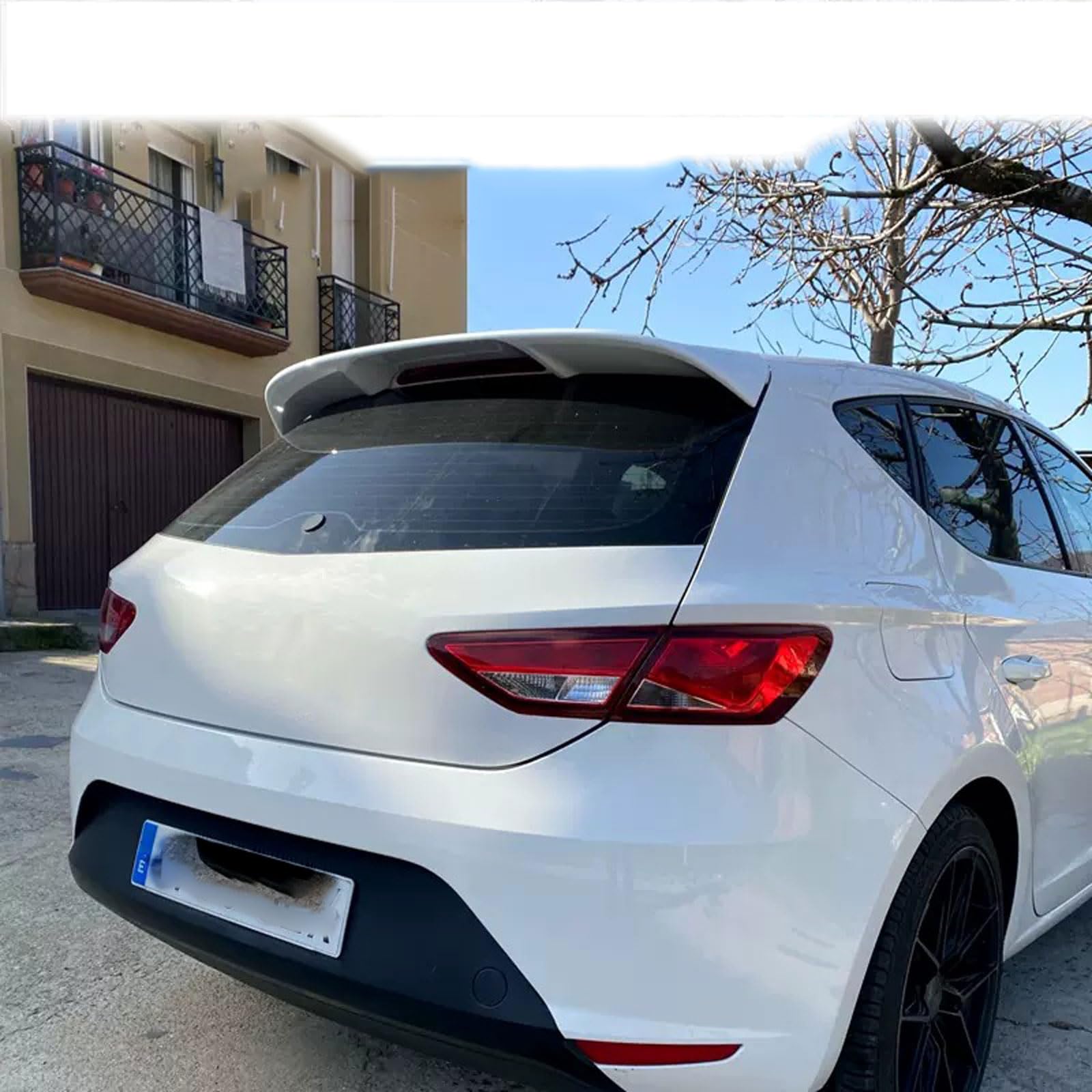 Auto Rear Spoiler für Seat Leon 2013-2017 2018 2019 2020, Auto-Spoiler Spoiler Auto Modifikation Styling Zubehör, robust langlebig Auto Spoiler, STUYKDIA von STUYKDIA