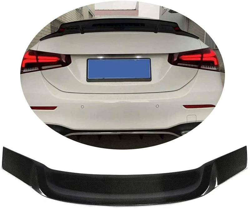 Car Carbon Fiber Rear Spoiler for Mercedes Benz W177 V177 a Class A160 A180 A200 A220 A250 A35 Amg Sedan 2019 2020, Rear Roof Trunk Spoiler Rear Trunk Roof Lip Tail Wing, STUYKDIA von STUYKDIA