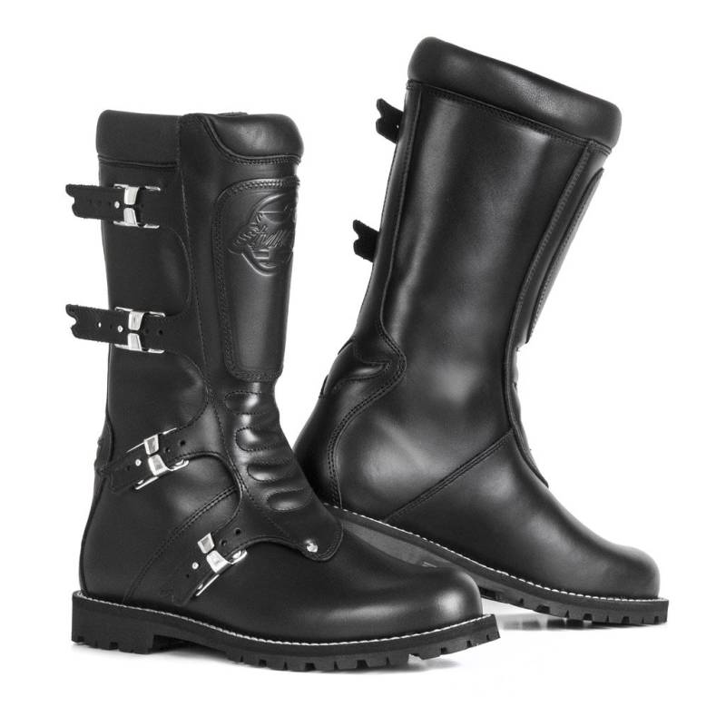 STYLMARTIN Unisex Continental Nero-43 Motorcycle boots, Schwarz, 43 EU von STYLMARTIN