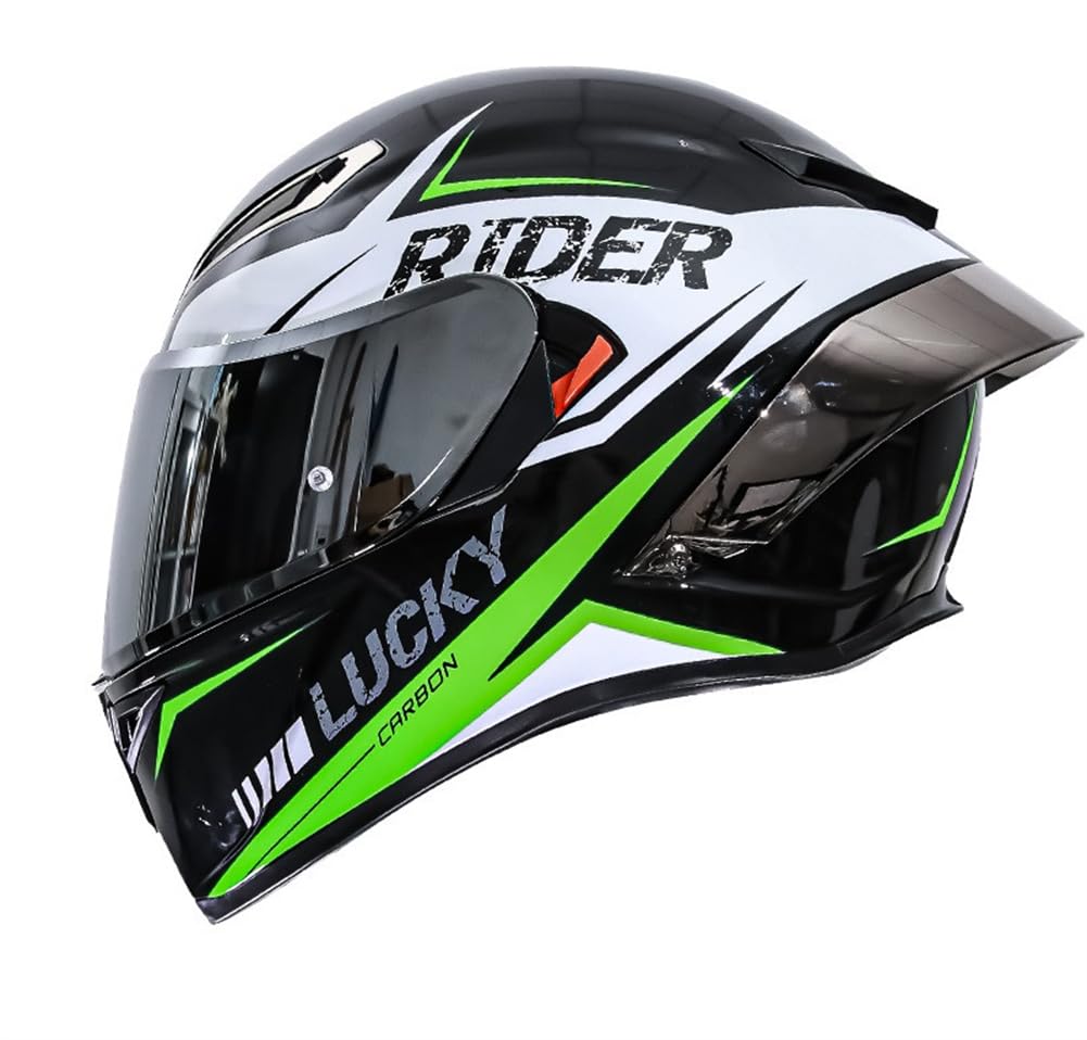 Flieger Full-Face-Helme für Capacete Motorrad ABS Motorradhelm für Scooter Sonnenblenden Jugend Frauen ECE omologato Touring Scooters Motorrad All-Season abnehmbares Futter von SUCHETA