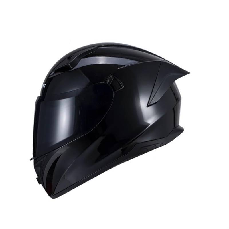 Full Face Helme für Sturzhelme für Motorräder Motorradsturzhelm Retro Doppellinse Jugend All-Season Touring Scooters Motorrad Aviator Flip-Up Helme ABS Herausnehmbares Innenfutter von SUCHETA