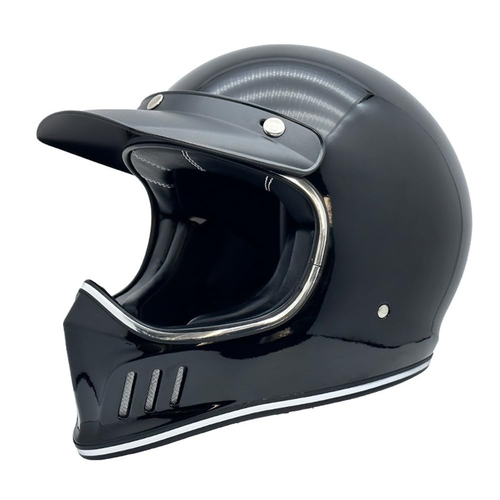 Herausnehmbares Futter Off-Road Vollvisierhelm für Motorradhelm Full Face All-Season Full Face Flip Up Motorradhelm ECE 2205 UK Road Legal Collision Avoidance Motorradhelm Herren von SUCHETA