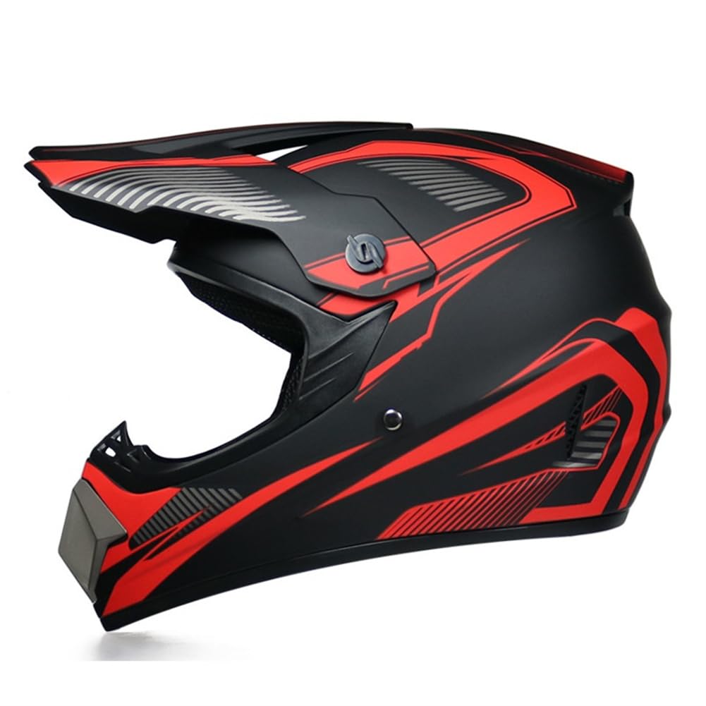 Motocross-Helme für Motorradhelm Classic Herausnehmbares Innenfutter ECE 2205 UK Road Legal Cruiser Man Touring Motorcycle All-Season Doppellinse ABS Motorbike Helmet Full Face von SUCHETA