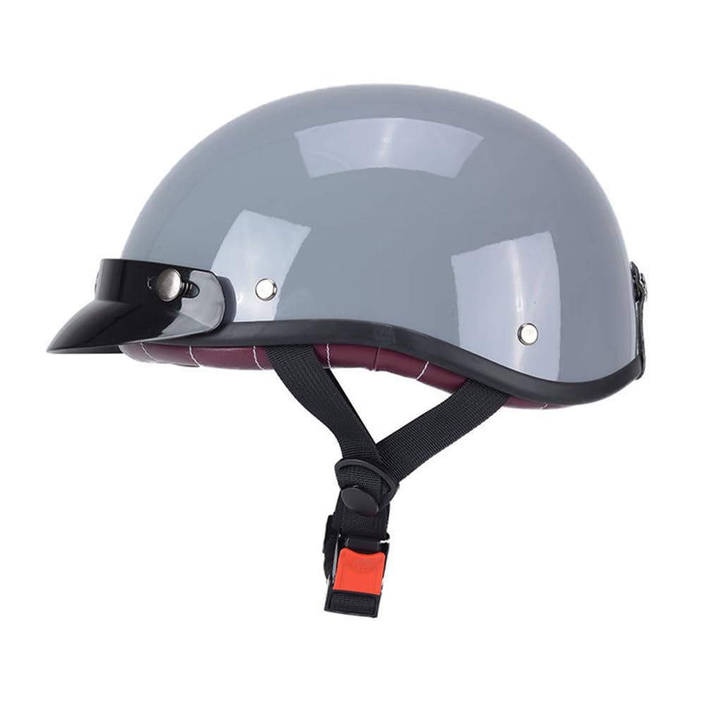 Motorradhelm für Frauen Herausnehmbares Futter ABS Halbhelme für Sturzhelme für Fahrräder Road Legal All-Season Couple Sctoop Sportbikes Motorcycle von SUCHETA