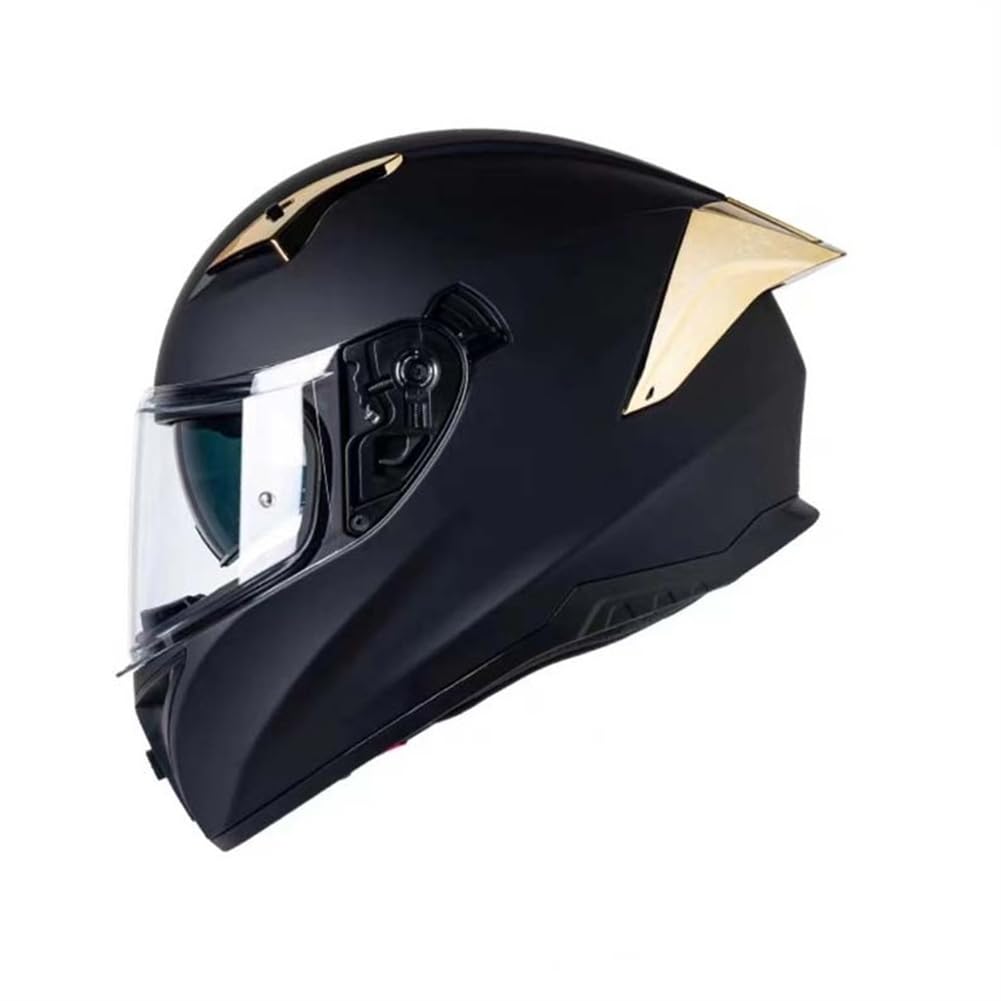 Motorradhelm für Roller Abnehmbares Futter Integralhelme für Motorradhelm Cafe Racer Doppellinse Unisex Klapphelme Ganzjahrestouring Motorrad ABS Touring von SUCHETA