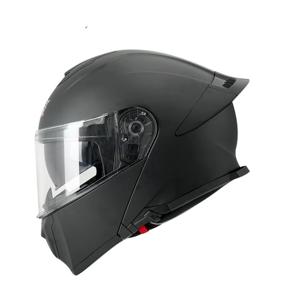 Roller Motorrad Motorradhelme Modulare Helme für Motorrad Vollvisierhelm für Frauen Doppellinsen Retro ABS Ganzjahresreifen Abnehmbares Innenfutter Aviator Herren Jungen Klapphelme von SUCHETA