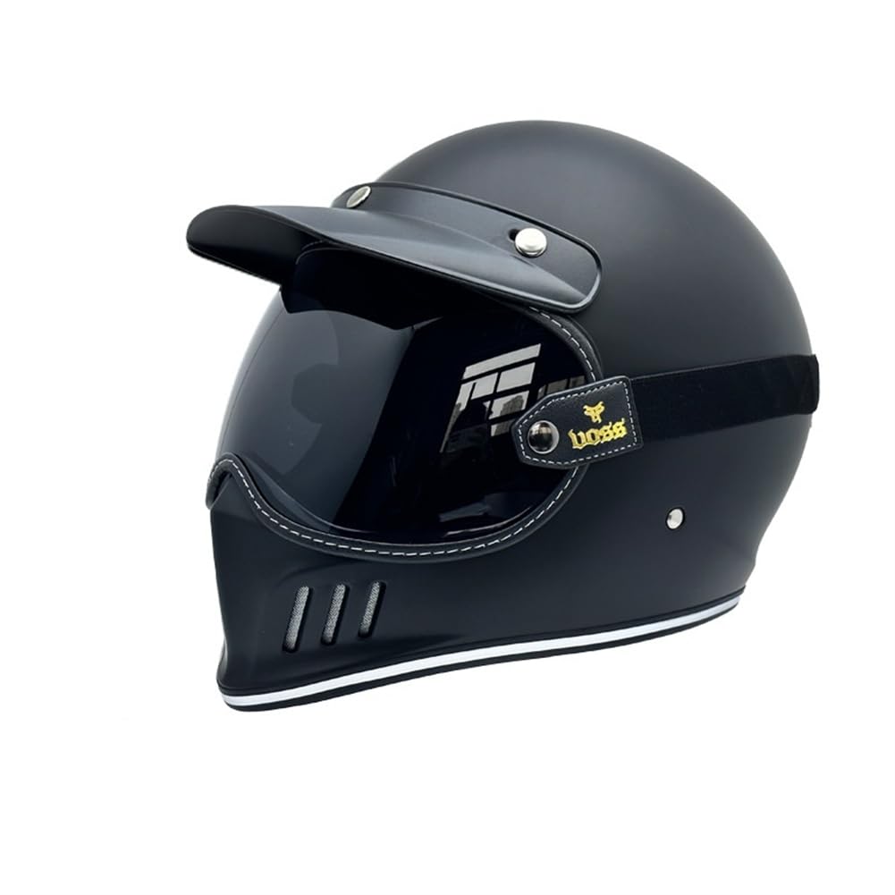 Vollgesicht Motorradhelm Motorradhelm Vollgesicht ECE 22.05 Zertifizierte Windschutzbrille Kollisionsvermeidung ABS Vollgesicht Helm für Motorrad Motorradhelm Herren Erwachsene Abnehmbares Futter von SUCHETA