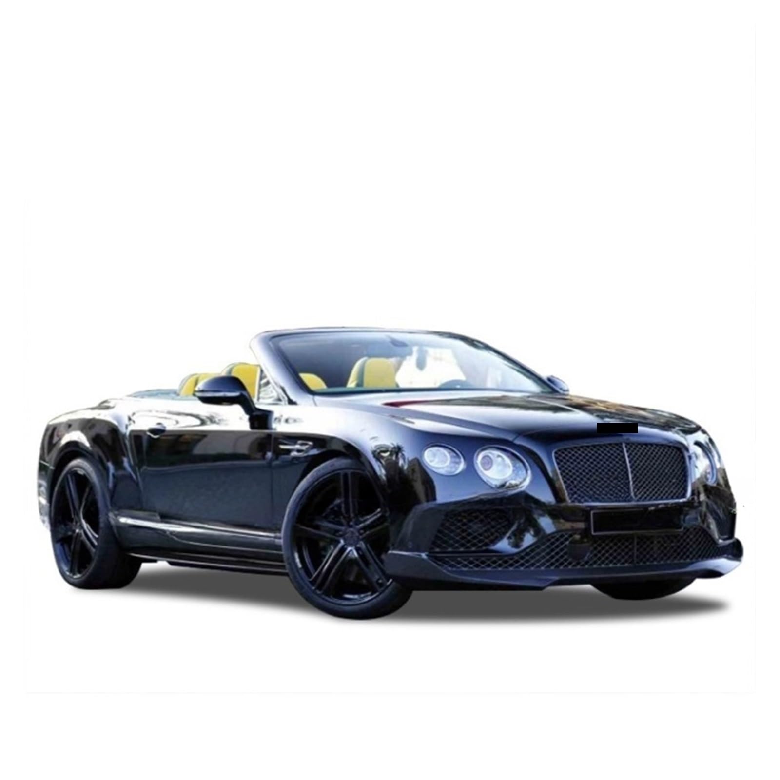 Carbon Fiber Car Body Kits Frontschürze Stoßstange Hinten Seitenschweller Heckflügel Spoiler Kompatibel for Bentley Continenta GT(Front bumper trim) von SUCSBOQS