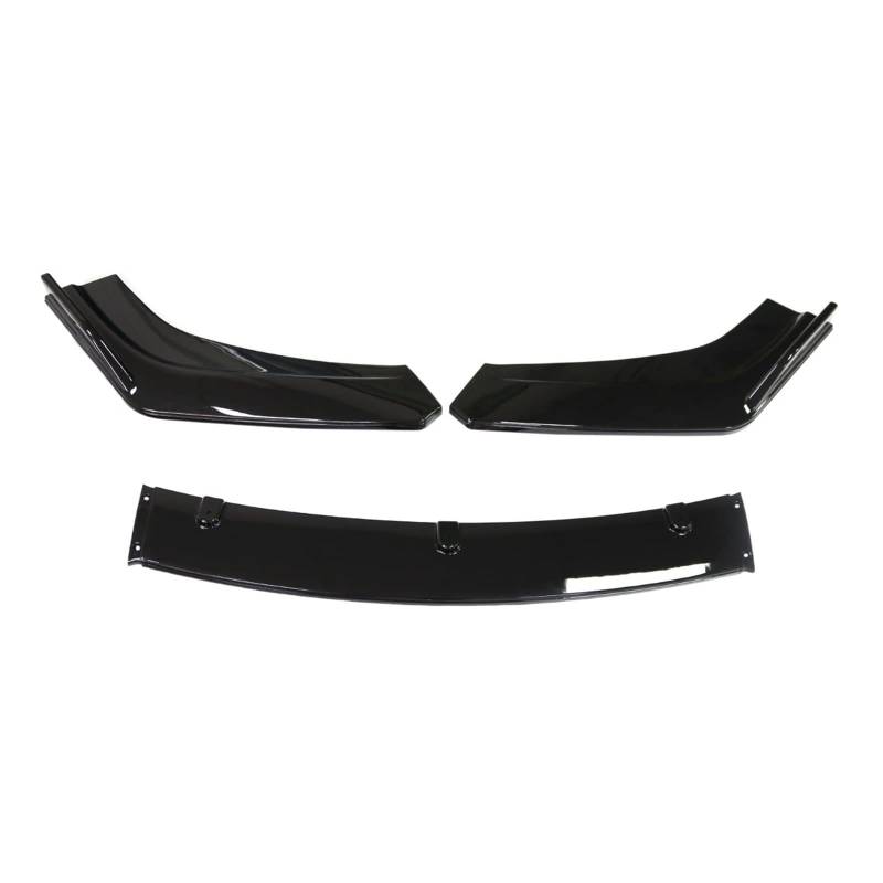 Frontstoßstange Lip Spoiler Seite Splitter Diffusor Abdeckung Body Kit Deflektor Kompatibel for AUDI A3 S3 RS3 A4 S4 RS4 2008-2012 Auto Zubehör(Glossy Black) von SUCSBOQS