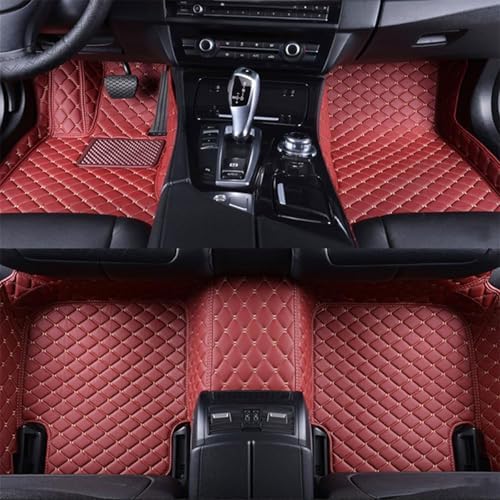 Auto FußMatten, für Audi A8 4 Seats 2006-2010 Antirutschmatte Auto Allwetter fußmatten Auto Schutz vor Verschmutzung,B von SUGNAYS