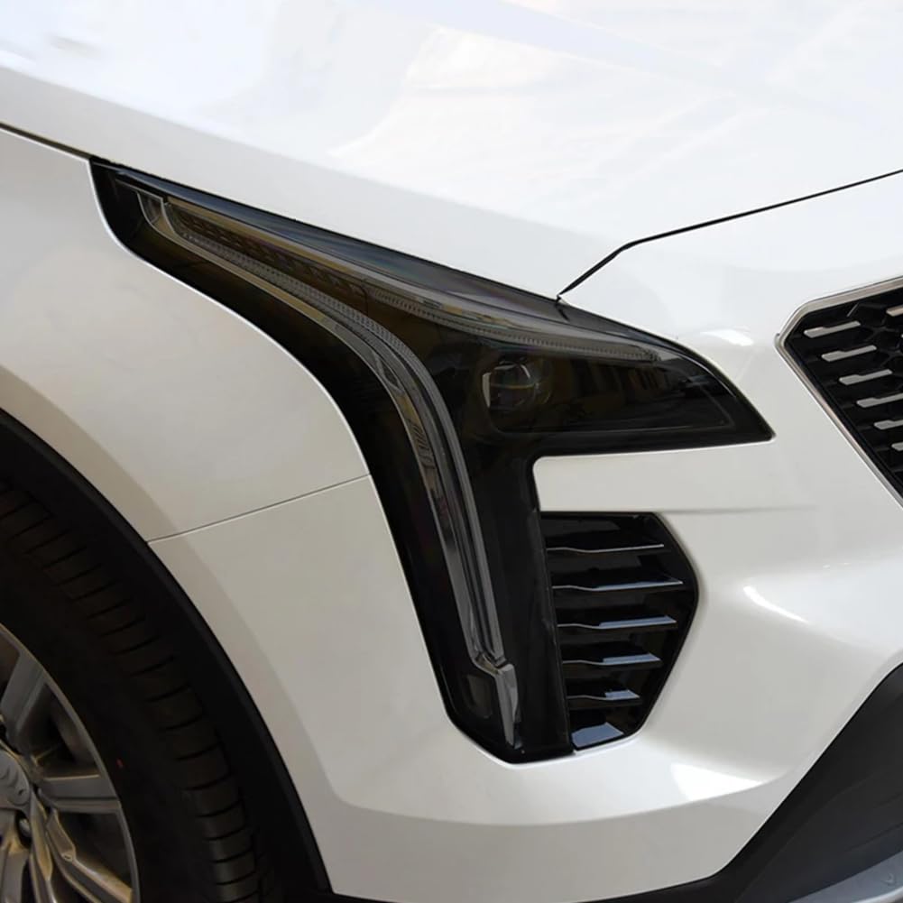 Autoscheinwerfer Tönung Rauchschwarz Schutzfolie TPU Aufkleber, Für Cadillac XT4 XT5 XT6 CT4 CT5 CT6 XTS ATS Escalade Zubehör von SUGXDKKBCS