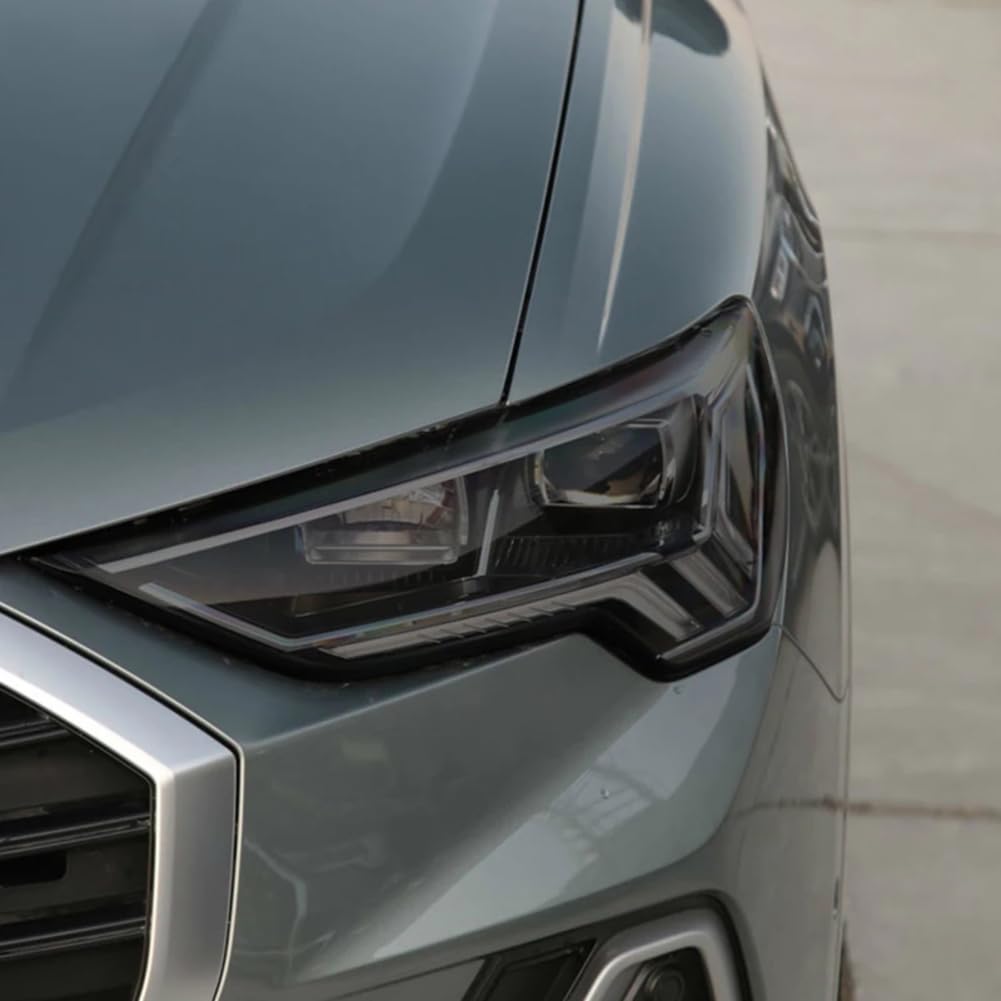 Autoscheinwerfer Tönung Schwarz Schutzfolie Schutz Rücklicht Transparent TPU Aufkleber, Für Audi Q3 F3 RSQ3 Sportback 2019-On von SUGXDKKBCS