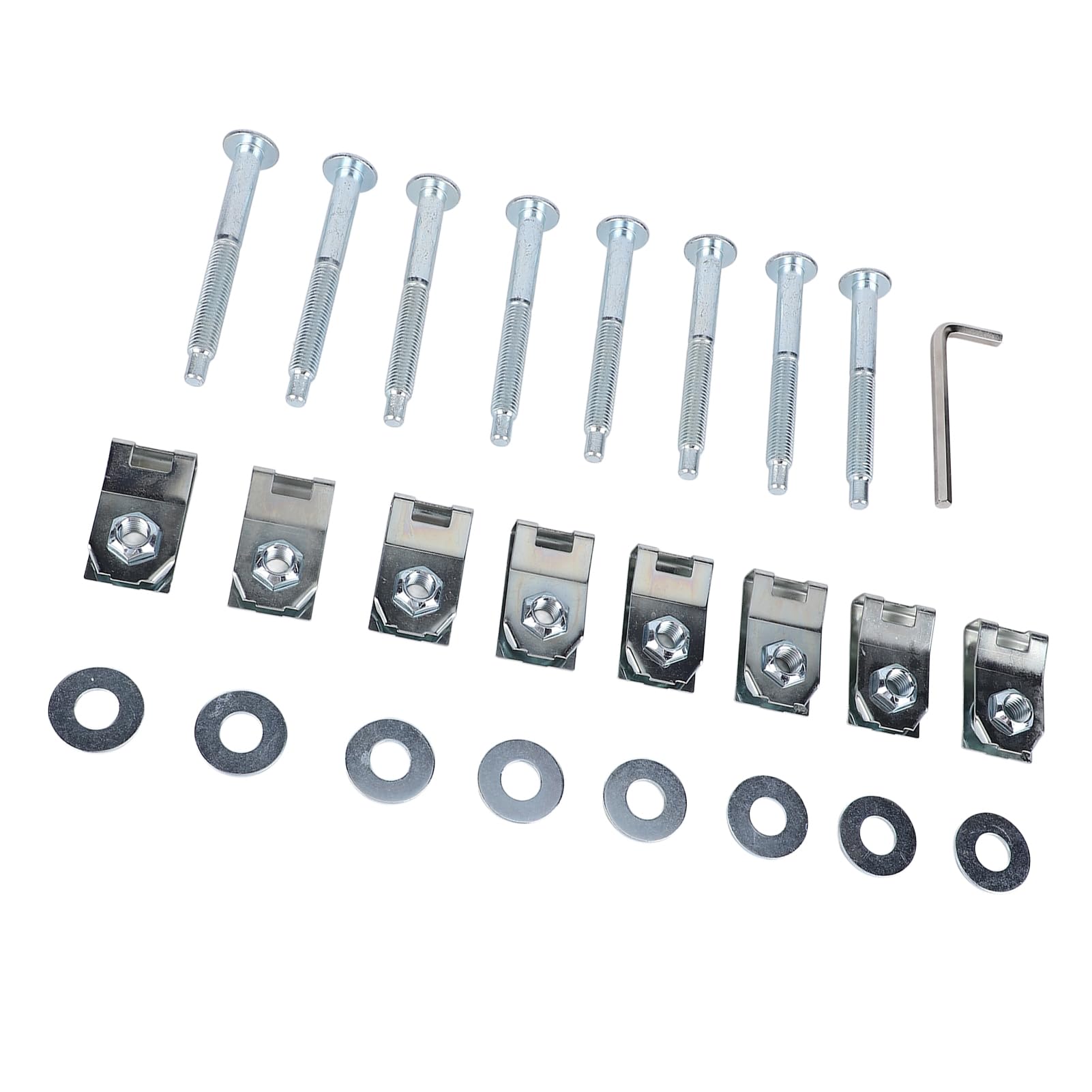 SUNFECILI LKW-Ladeflächen-Montage-Hardware-Kit W706640S900 Schrauben-Mutter-Set für F-450 F-550 Super Duty Truck 1999 Bis 2016 von SUNFECILI