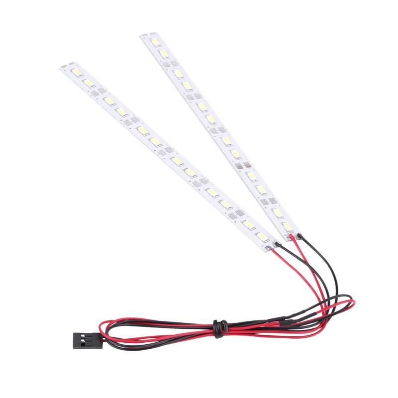 24 LEDs Chassis Licht LED Streifen 6V RC Auto Crawler Chassis LED Licht 1 8 1 10 Fernbedienung Auto Zubehör von SUNGOOYUE