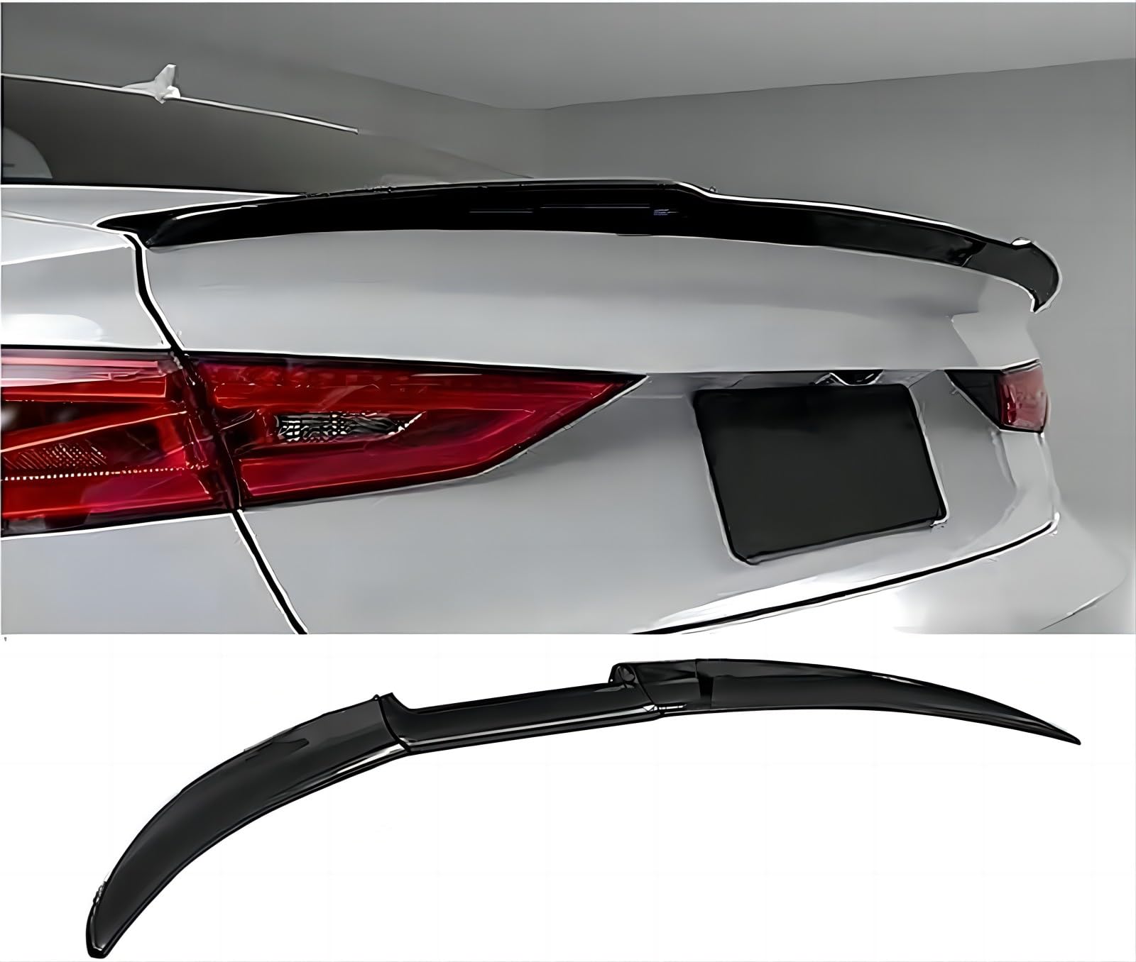 Auto Kofferraum Spoiler für Mercedes-Benz C-class Coupe (C205, facelift 2018) 2018 2019 2020 2021 2022 2023, Heckspoiler Autodach Spoiler Lippe Streifen Heckflügel Spoilerlippe Heckflosse Auto Zubehör von SUNJFY