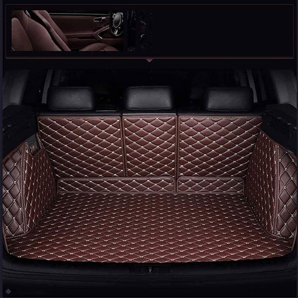 Auto Leder Kofferraumwanne Kofferraummatte für Mazda CX-5 2017-2023, Antirutschmatte Wasserdicht Kratzfest Kofferraum Schutzmatte,D/Coffee von SUNMY