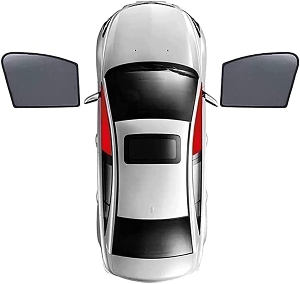 Auto Seitenfenster Sonnenschutz für Ford Tourneo Custom -2015, Magnetischer Sonnenblende, Front Heck Seitenscheibe UV Schutz,C/2Pcs(Front) von SUNMY