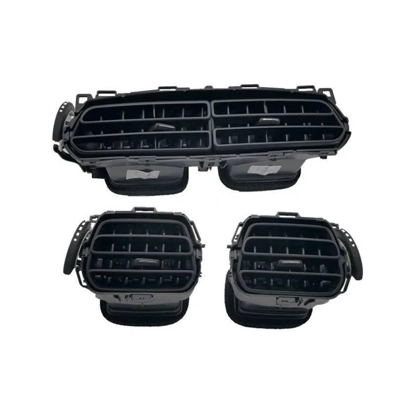 SUNSKYLY Austausch der Klimaanlagen-Entlüftung LHD Auto Center Armlehne Klimaanlage Outlet A/C Vent Kompatibel Mit Peugeot 301 Citroen C-Elysee C3 2013 2014 2015 2016-(Middle 1pcs) von SUNSKYLY