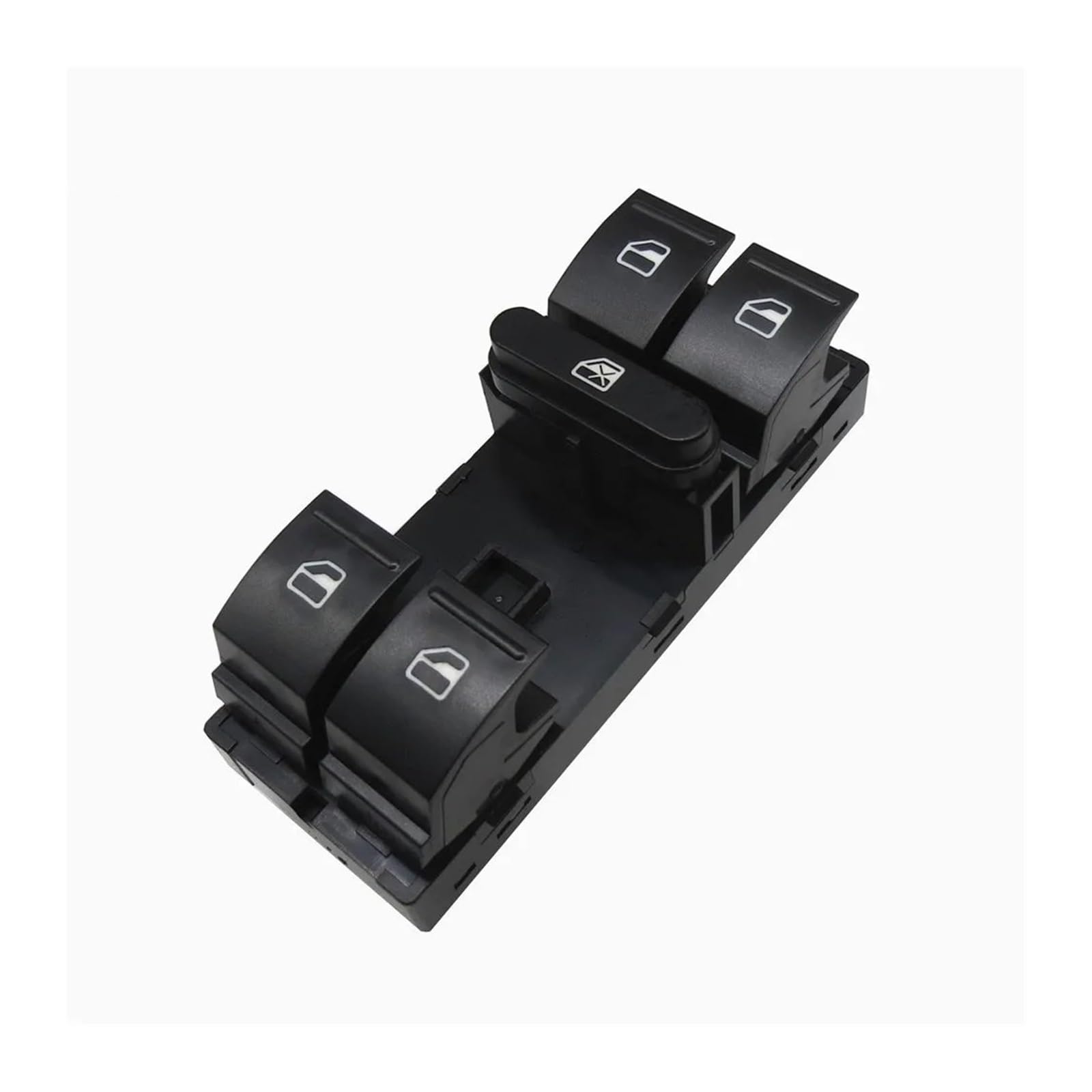 Auto Fenster Schalter 5ND959857 Für Jetta Für Tiguan Für Golf Für GTI MK5 MK6 Für Passat B6 Für CC Power Fenster Master Switch Control Taste Fenster Schalter Taste(NO Chrome) von SUPER DAFI