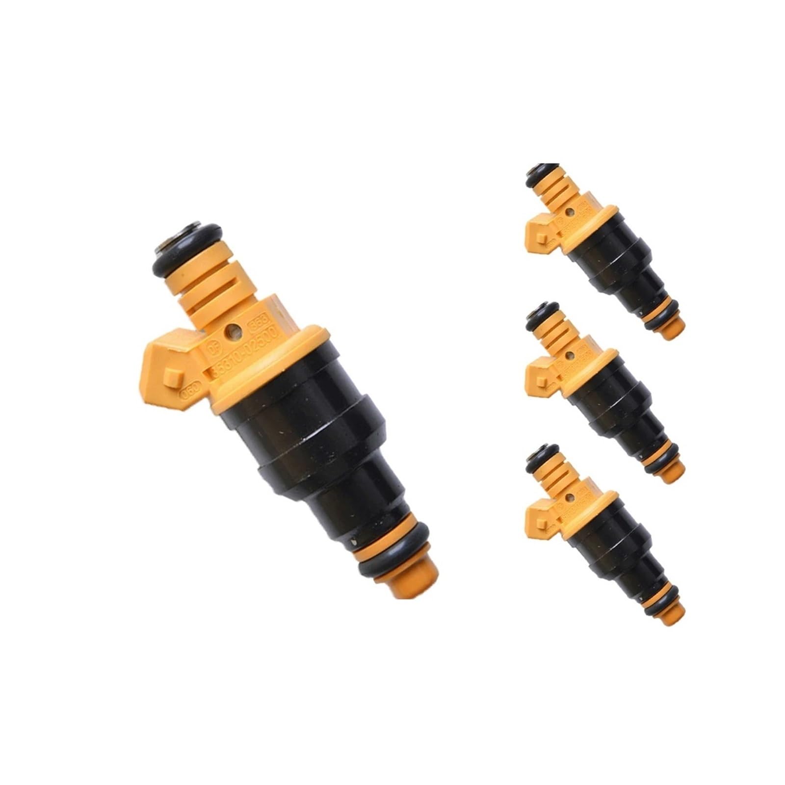 Einspritzdüsen Kraftstoff 4PCS OEM 35310-02500 3531002500 9250930023 Für H& Für A&TOS Für M&X 1,0 L L4 Kraftstoff Injektor Einspritzung Nozzel Kraftstoff Injektor von SUPER DAFI