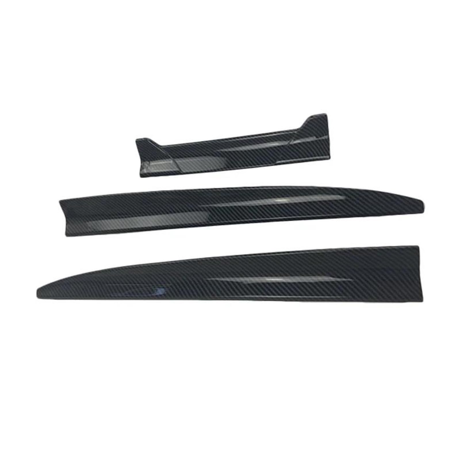 Heckspoilerlippe Auto Zubehör Auto Dach Spoiler Heckspoiler Stamm Flügel DIY Refit Spoiler Spoiler Flügel Racing Stamm AUT Universal Kofferraumspoiler(Style 1 matt Black) von SUPER DAFI