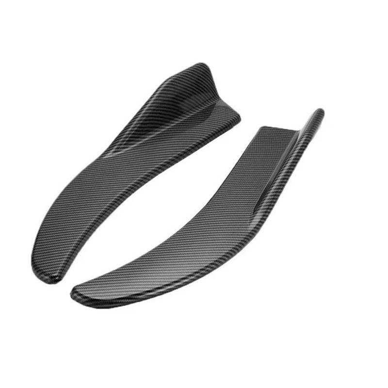 Heckspoilerlippe Für A4 B8 A5 A6 C7 A3 8V 8P Auto Bumper Spoiler Vorne Hinten Lip Anti-kollision Seite Rock Universal 1 Paar Kofferraumspoiler(Glossy Black) von SUPER DAFI