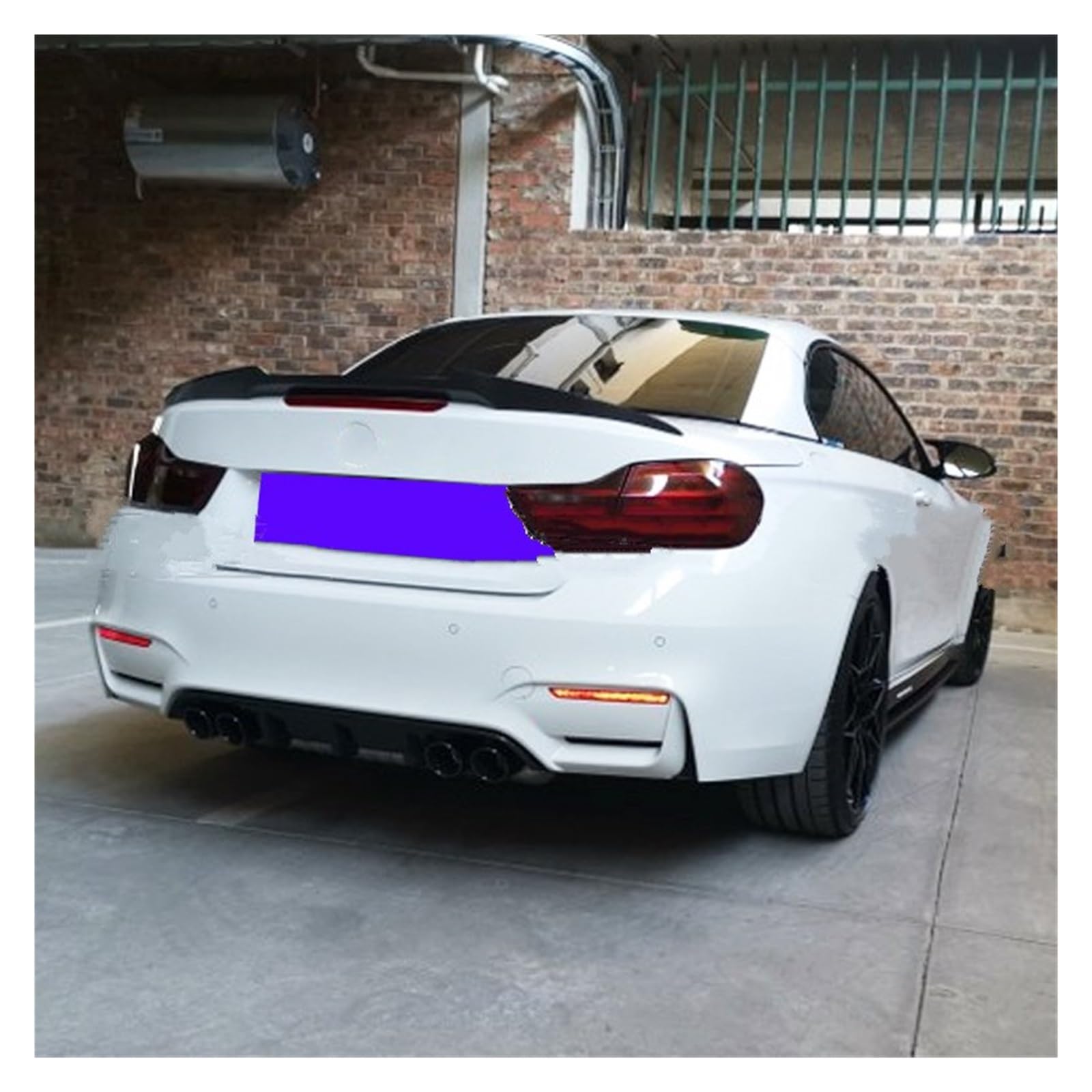 Heckspoilerlippe Für F33 Cabrio 4 Serie 4 Für 20i 428i 435i F83 Für M4 2014 2015 2016-UP Stil Hinten Dach Spoiler Stamm Lip Flügel Carbon Faser Kofferraumspoiler(Real Carbon Fiber) von SUPER DAFI