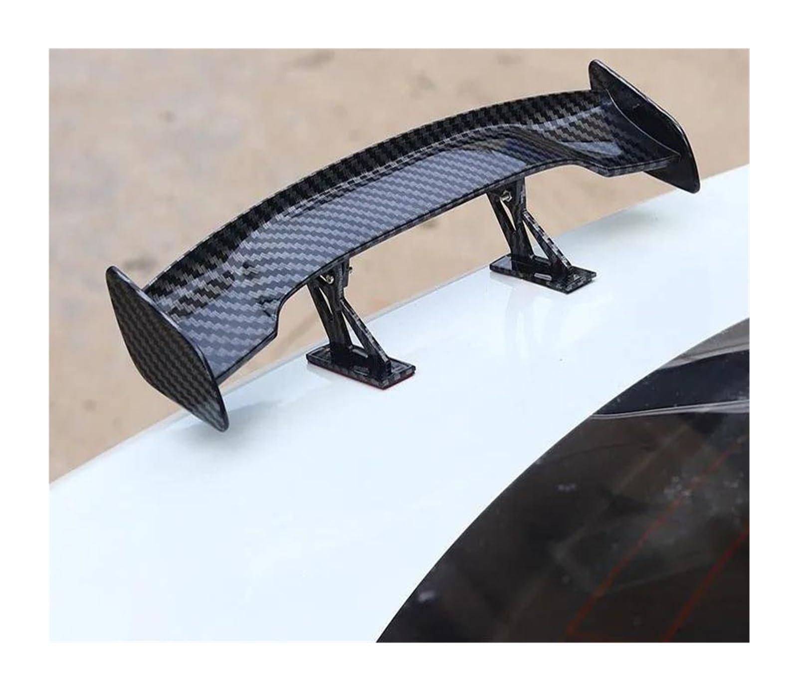 Heckspoilerlippe Universal Auto Heckflügel Styling Spoiler Dekor Teile Für CRV 2010 2011 2009 2007 2008 Kofferraumspoiler(25CM-Carbon Fiber) von SUPER DAFI