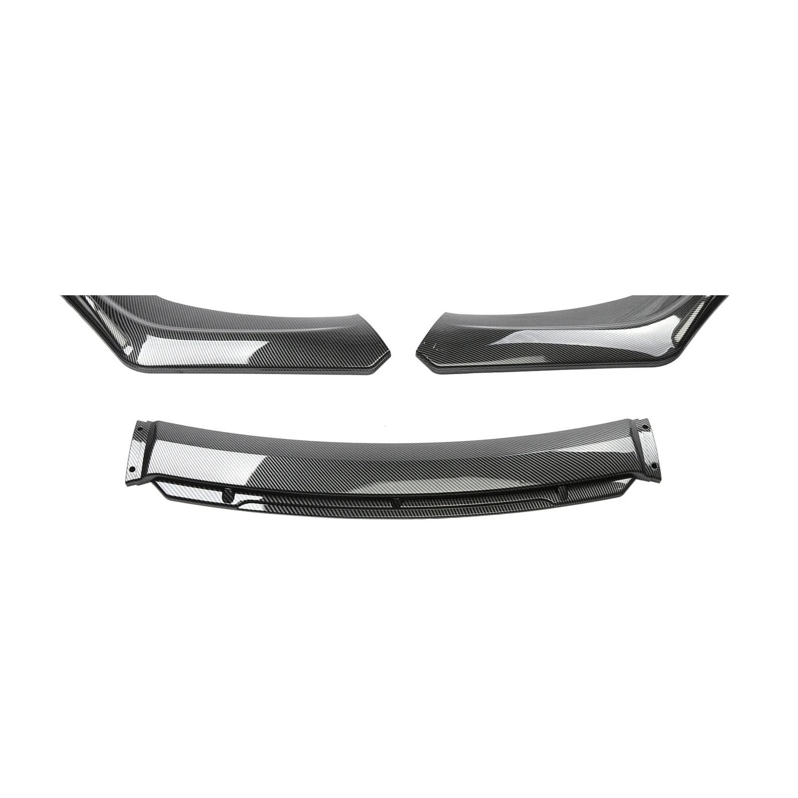 Heckspoilerlippe Universal Auto Spoiler Front Stoßstange Stoßstange Canard Lip Splitter Lip Body Kit Dekorative Streifen Carbon Faser Kofferraumspoiler(Carbon Fiber) von SUPER DAFI