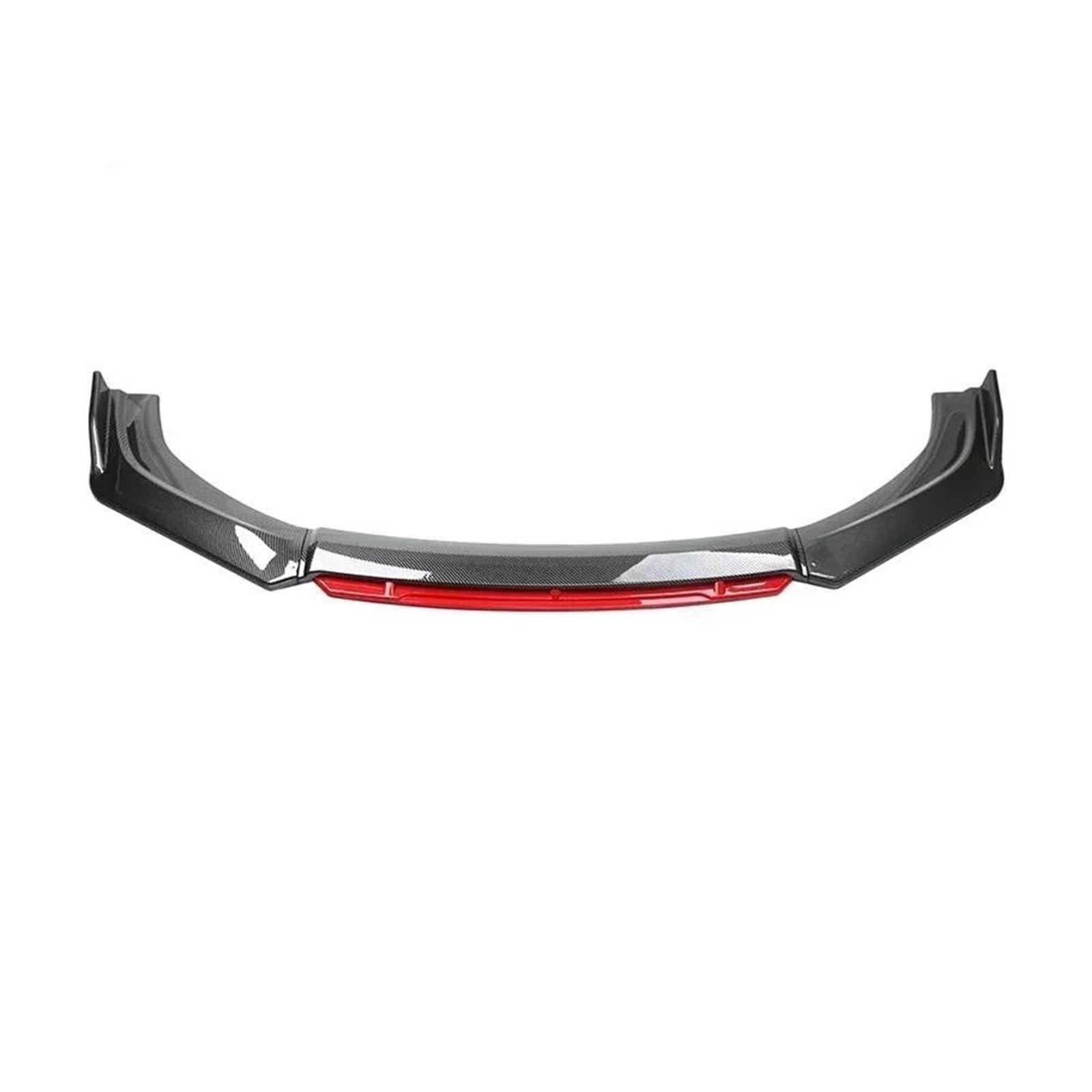 Heckspoilerlippe Universal Splitter Front Lip Bumper Universal Spoiler Diffusor Zubehör Bodykit Für A4 S4 A6 S6 Wagon Für Awant B6 B7 B8 Kofferraumspoiler(Carbon Red) von SUPER DAFI