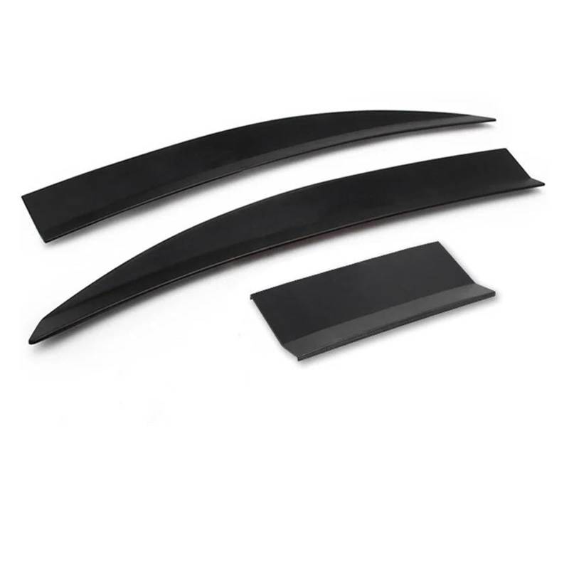 Heckspoilerlippe Universal Tail Rear Wing Spoiler 115-125Cm Black Trunk Car Accessories 3Pcs Kofferraumspoiler(Black) von SUPER DAFI