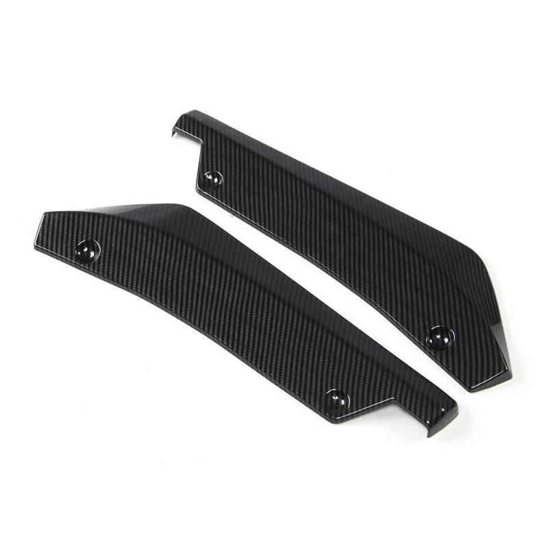 Hinten Spoiler Für 3er-Serie E92 E93 E90 2013 2014 2015 2016 Auto-Heckspoiler-Ecklippe Splitter-Diffusor Canard Spoiler Body Kit Zubehör Heckflügel Deflektor(Carbon Fiber Look) von SUPER DAFI