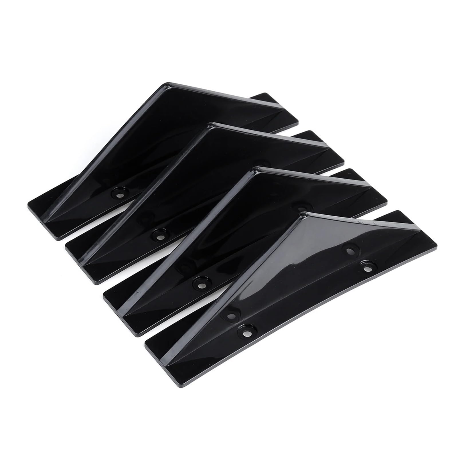 Hinten Spoiler Für SEAT Für Leon Für FR 5F MK3 MK4 MK5 Für Ibiza Universal Auto Heckspoilerlippe Diffusor Spoiler Haifischflossen Heckflügel Deflektor(Glossy Black) von SUPER DAFI