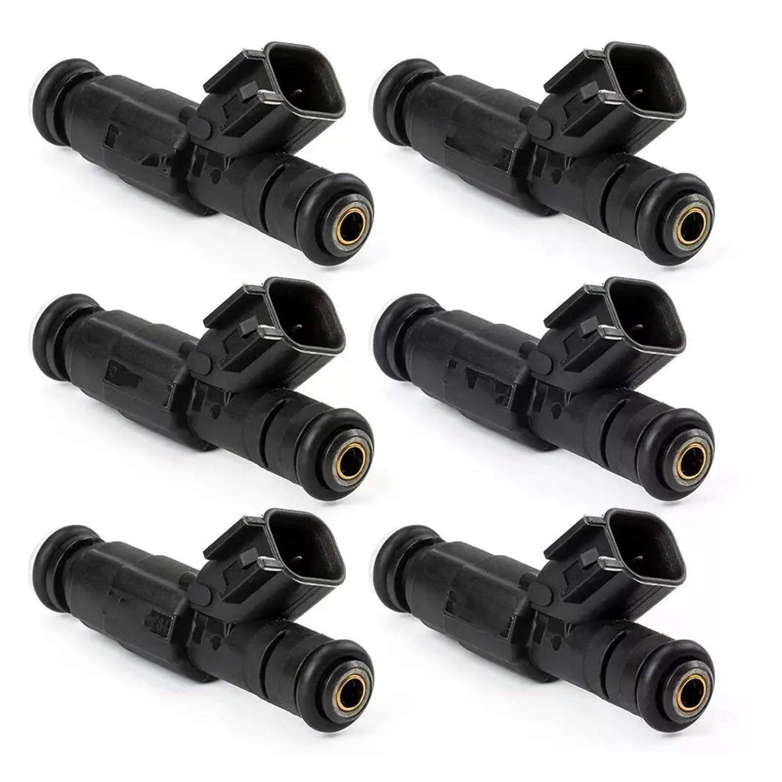 Kraftstoffeinspritzdüse 6pcs Lot Für Jeep Für Grand Für Cherokee Für WJ 4.0L 4 1999-2001 2002 2003 2004 Kraftstoffeinspritzdüsen Düsenzubehör Teile 0280155784 04854181 Injektor Düse von SUPER DAFI