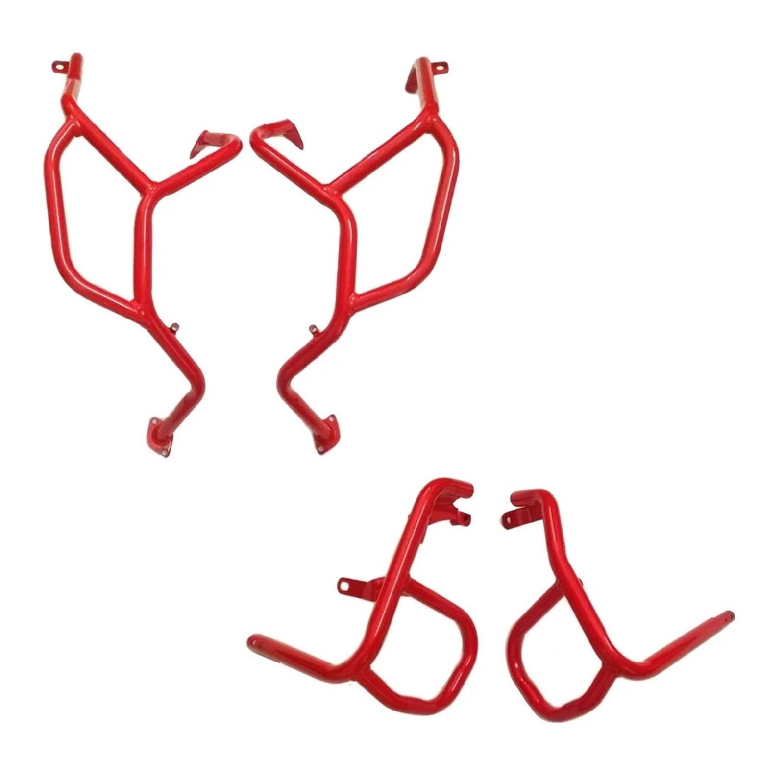 Sturzbügel Rahmen Für F 800 Für GS F800GS F700GS F650GS 2008-2018 Motorrad Motorschutzbügel Sturzbügel Tankstoßstange Oberer Unterer Satz Rahmenschutz Rot Schwarz Motor Schutz Stoßstange(Red) von SUPER DAFI