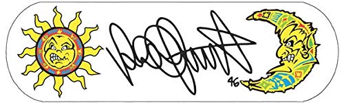 Aufkleber für Motorradhelm Valentino Rossi Signature Retrolook (2 Stück) von SUPER FABRIQUE