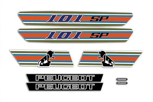 Set für die Dekoration Ihres Mofa Peugeot 101 SP wie damals von SUPER FABRIQUE