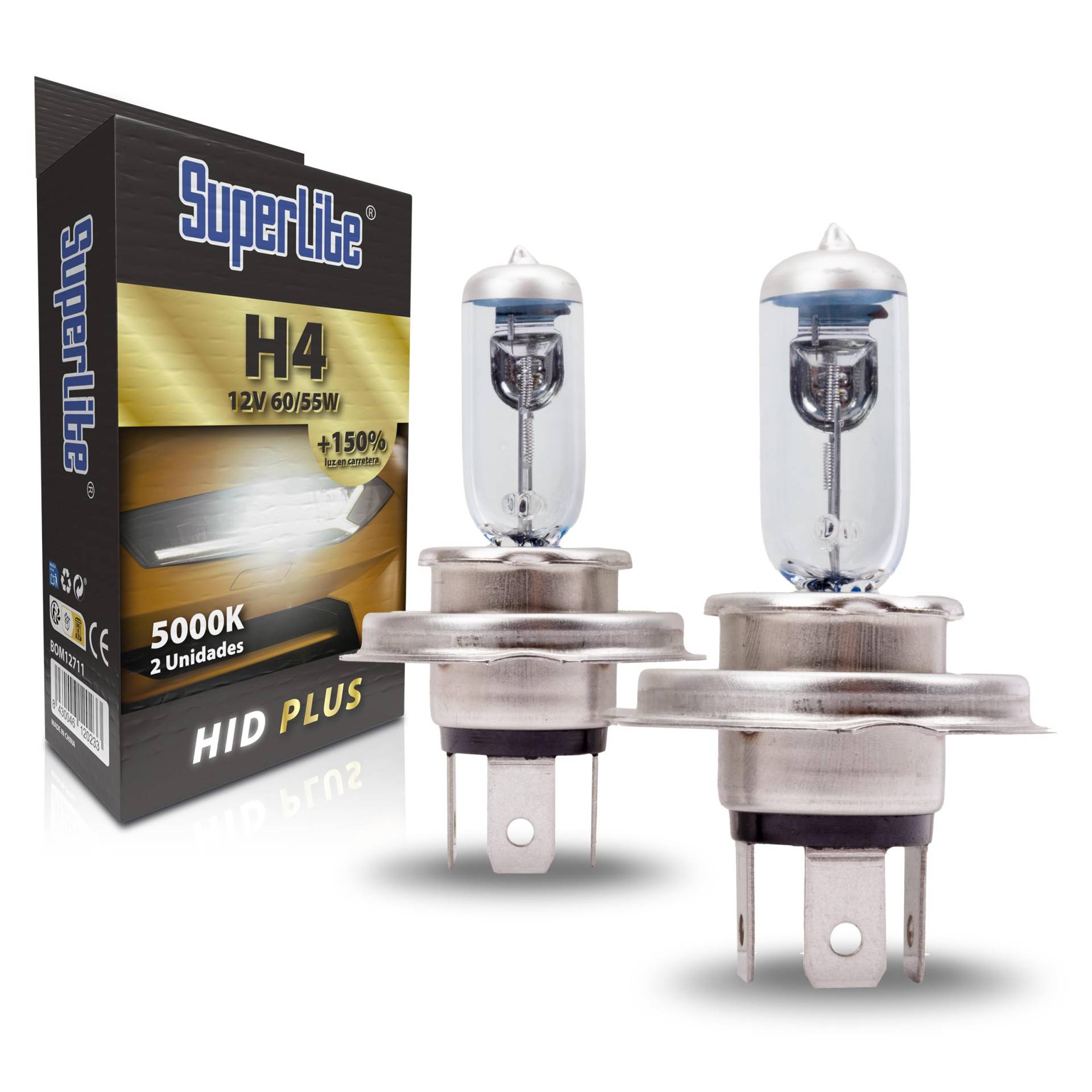 SUPERLITE Set H4 Hid Plus 150% E-Mark von SUPERLITE