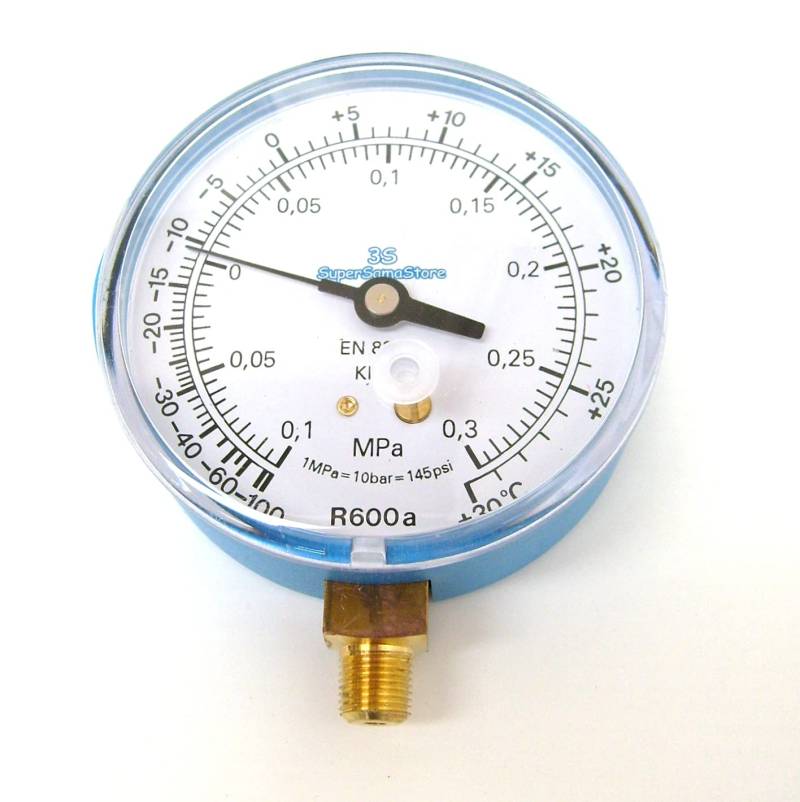 Nava manometri - 3s neu hochdruck niederdruck klte manometer skala r600a r600 kltemanometer von SUPERSAMASTORE