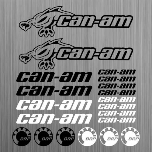 SUPERSTICKI can-am canam BRP Sticker Quad ATV Decal 20 Pieces aus Hochleistungsfolie Aufkleber Autoaufkleber Tuningaufkleber von SUP von SUPERSTICKI