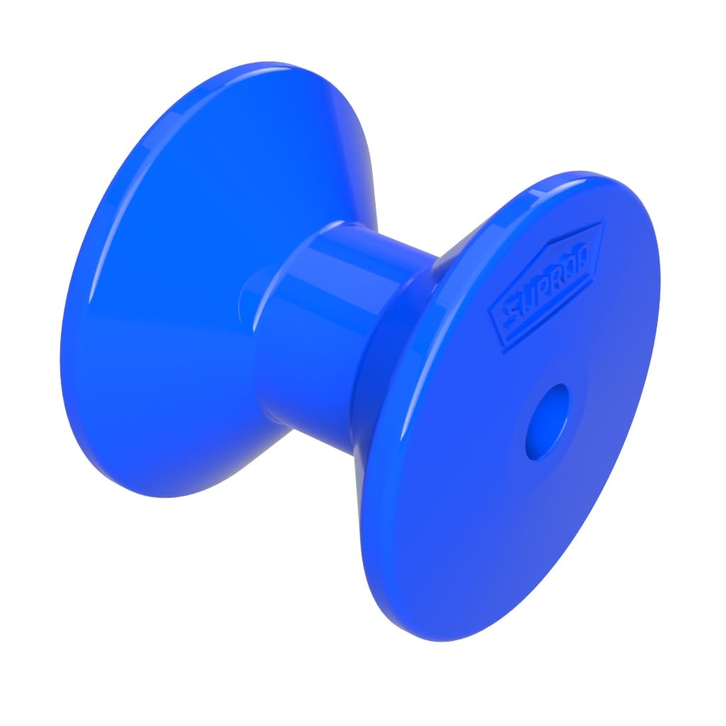 Polyurethan Bugrolle Bugstütze Sliprolle PU 70 mm, blau von SUPROD