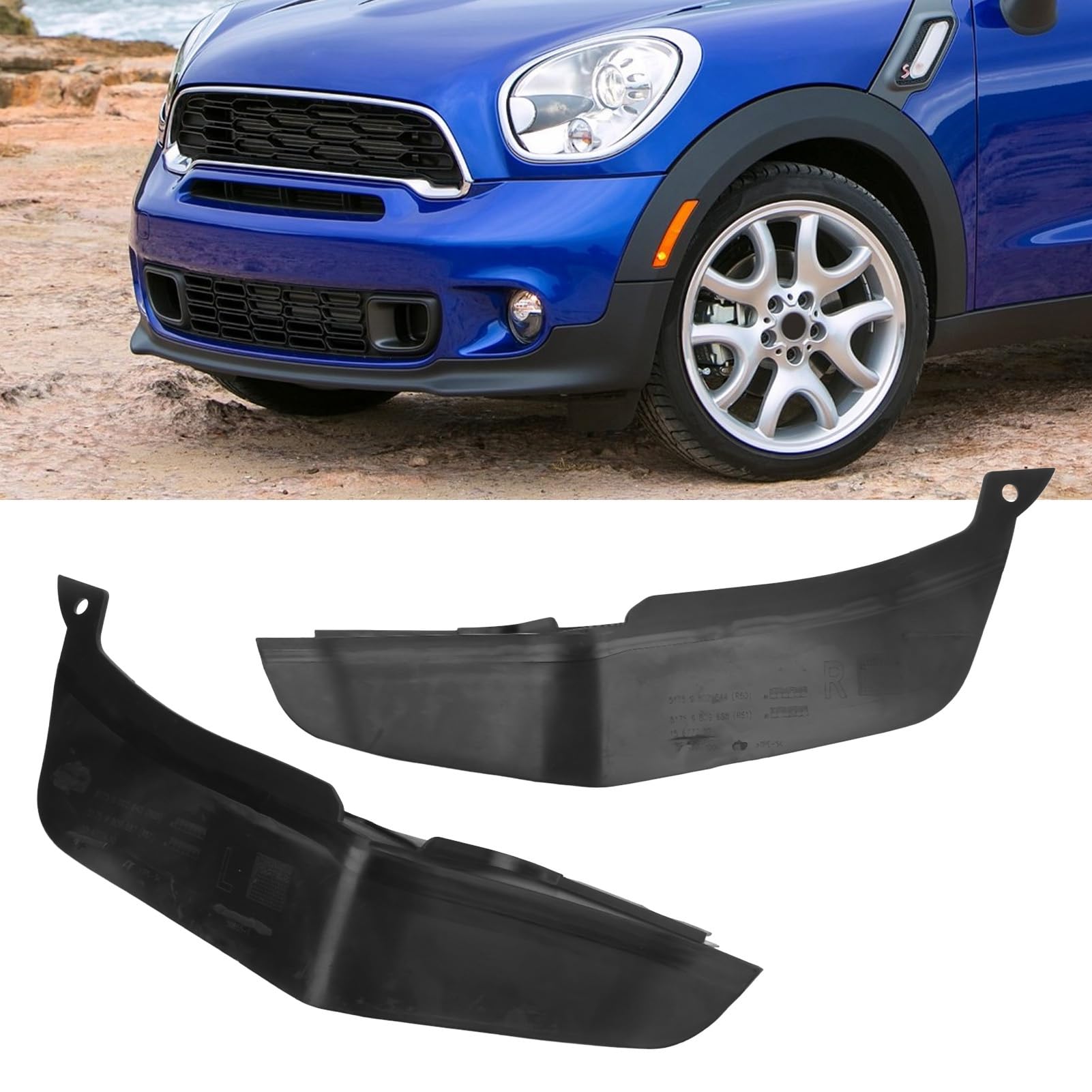 Frontstoßstange Splash Guard Vacuum Lip 51119802643 Ersatz John Works Paceman Countryman Base von SUPYINI