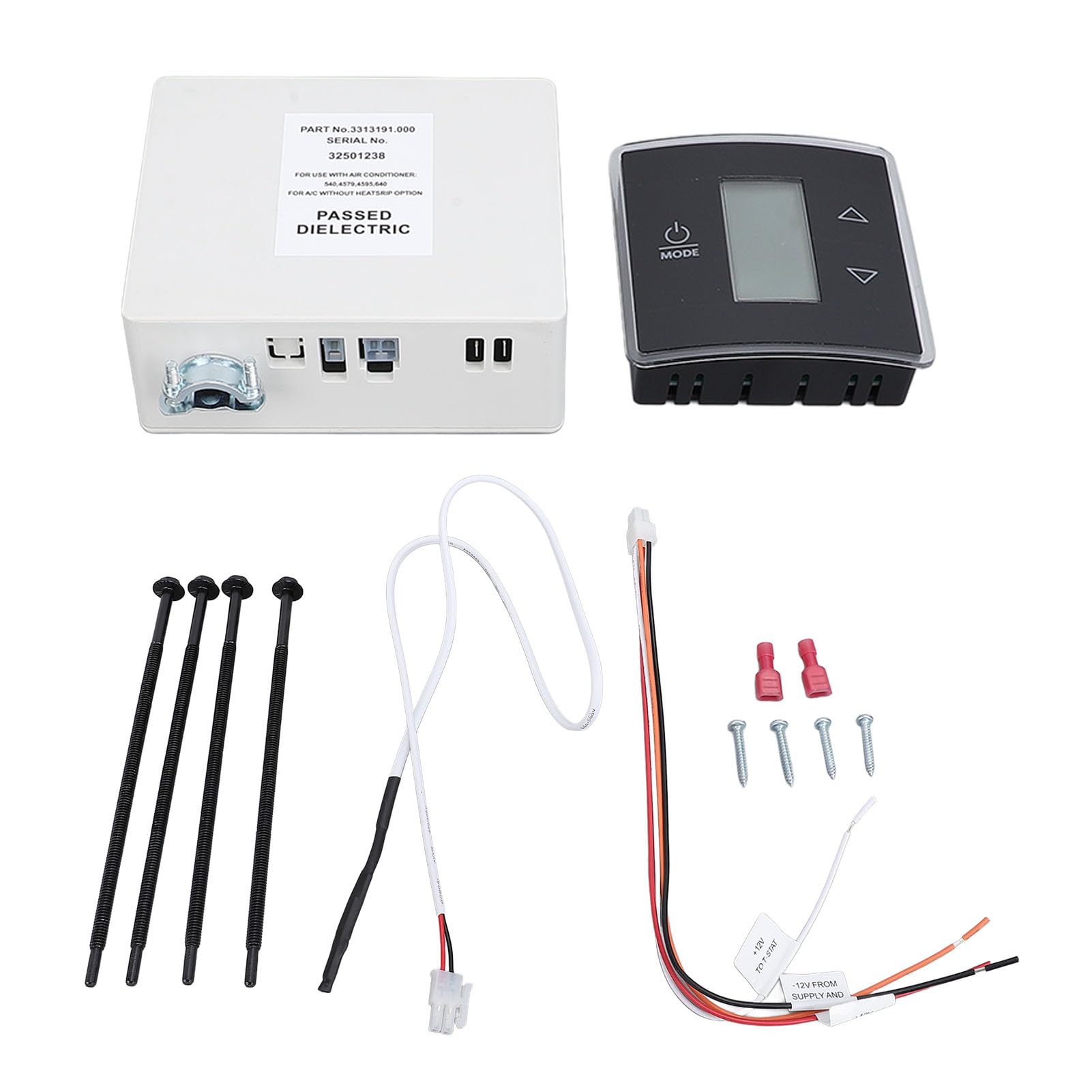 SUPYINI Einzonen-CT-Thermostat-Steuerungssatz mit LCD-Display und Steuerplatine für Wohnmobil-Klimaanlagen, Kompatibel mit B59530, B57915 und 3316250.712 3313191.000 von SUPYINI