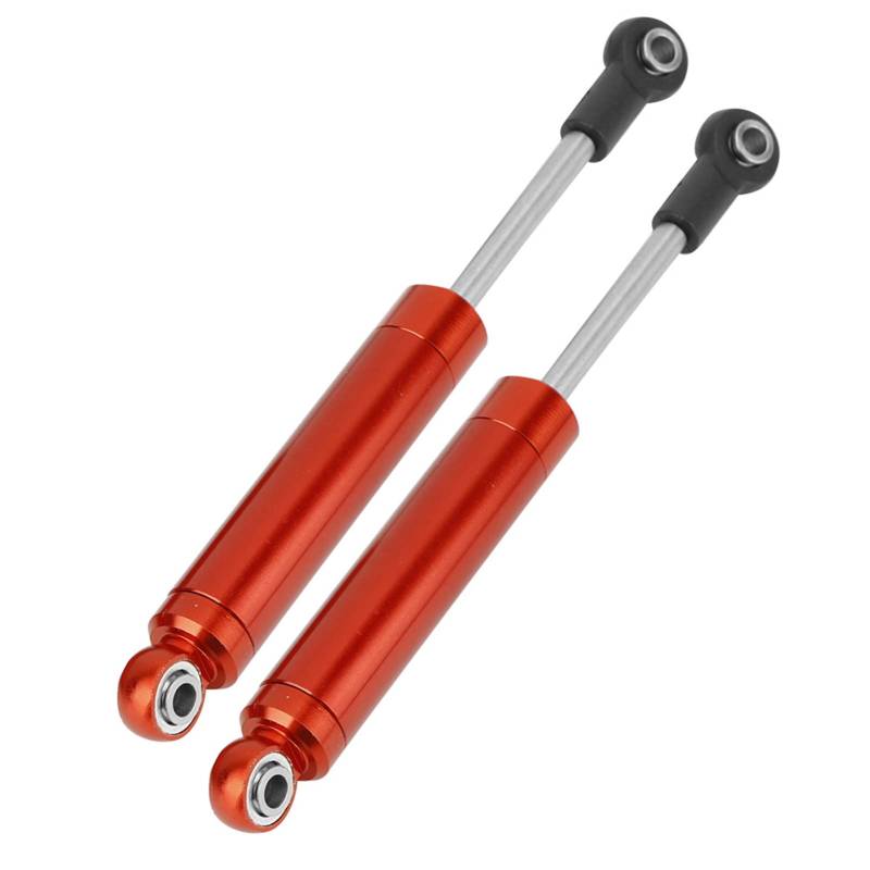 Simulierter Stoßdämpfer, 2pcs 102 Mm Aluminiumlegierungdämpfer für HPI Venture FJ Crawler mit CNC -Prozess, Verbesserte RC -Autoteile (B117050r rot) von SUPYINI