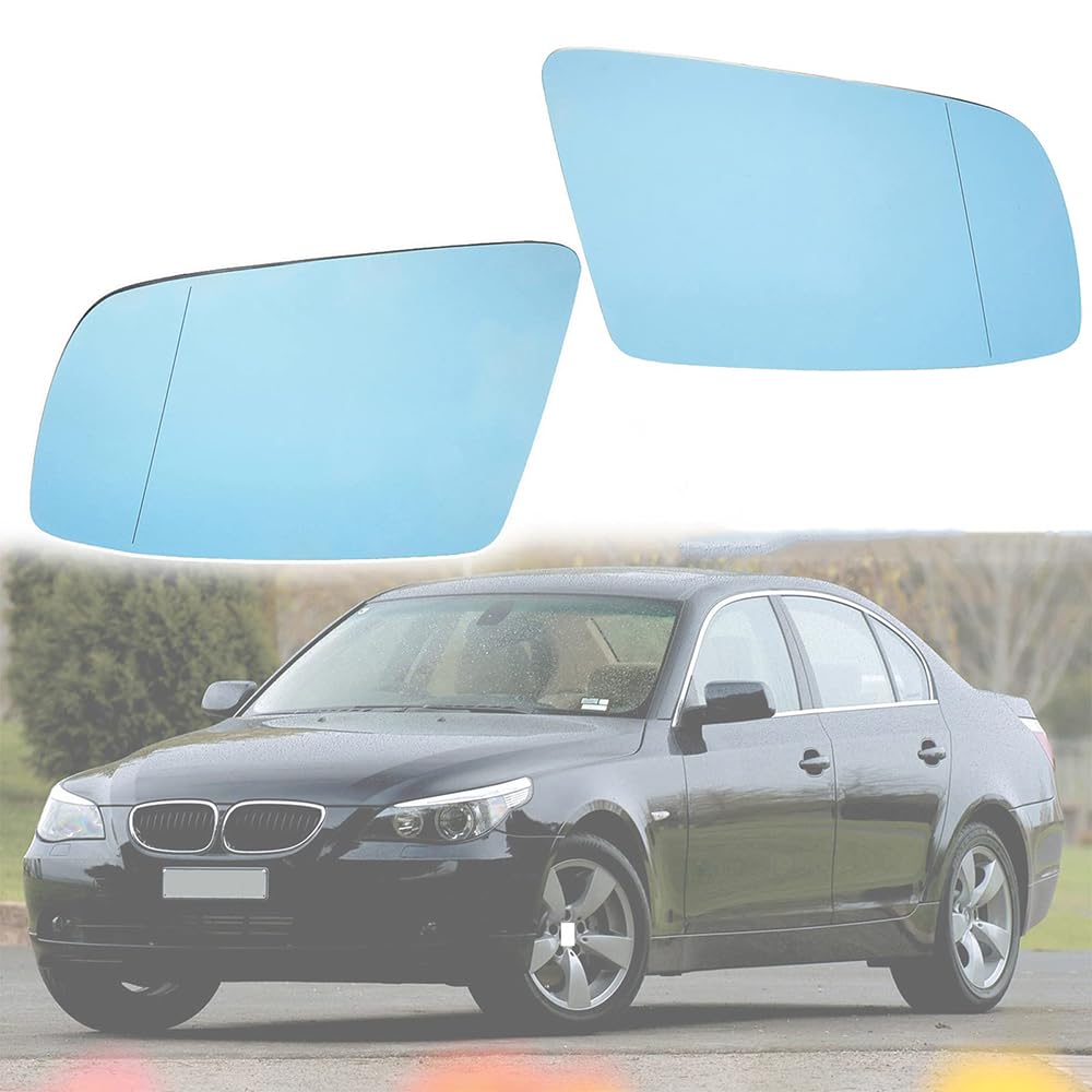 Auto Spiegelglas für BMW SéRie 5 E60 E61 E63 E64 2003-2010, Außenspiegel Beheizbar Linke Rechts,right von SUROK