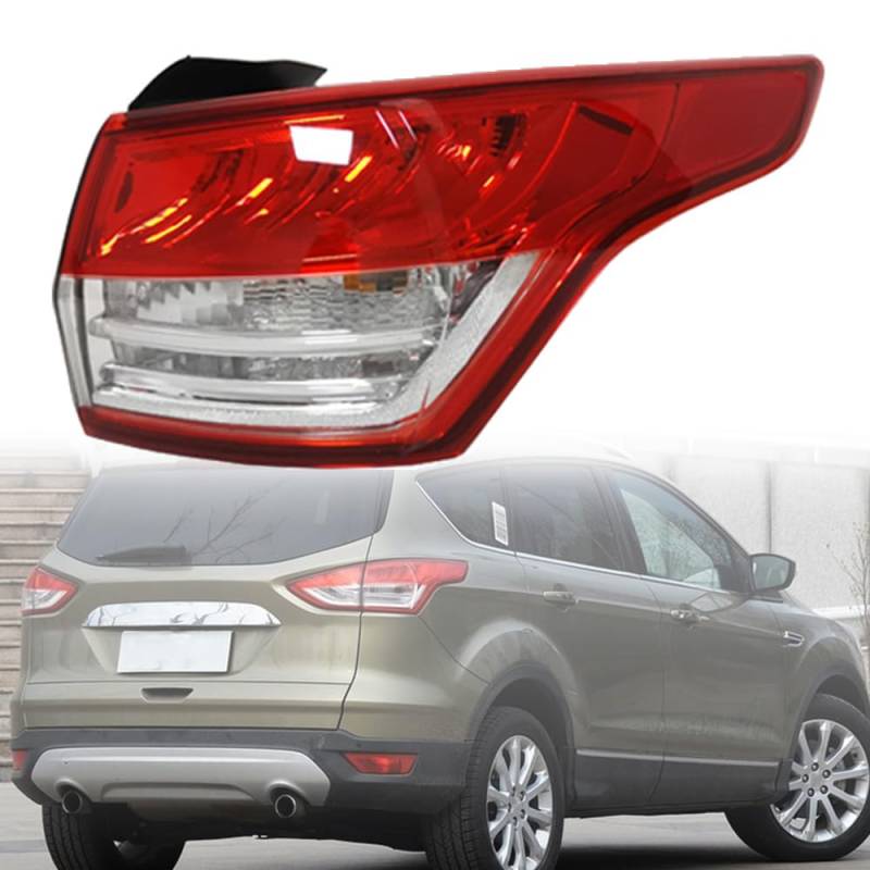 Rücklicht Rückleuchte für Ford Kuga 2013 2014 2015 2016, Auto Rücklicht Montage Bremslicht Blinker Links Rechts Ersatzteile,Right-Outside 1PCS von SUROK