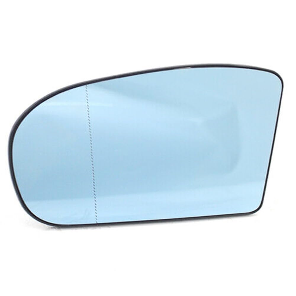 Ersatzspiegelglas 1PCS Auto Seite Erhitzt Spiegel Glas Rückspiegel Objektiv Links/Rechts Ersatz 2038100121 Für M-ercedes Für W203 W211(Blue Left) von SUSHUANG