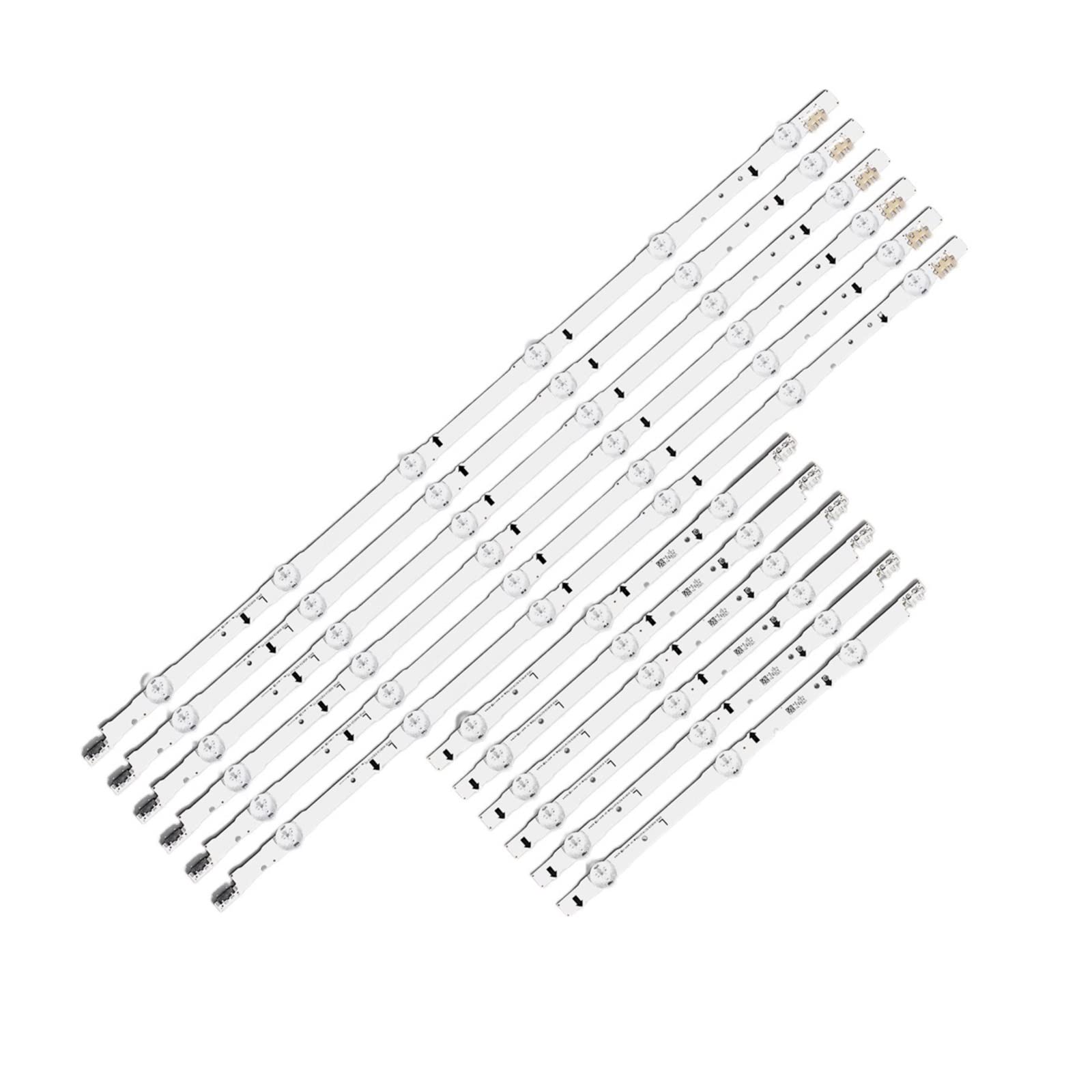 SUSQVHVCK 12 Stück LED-Hintergrundbeleuchtungsstreifen passend für Samsung UE48H6400 UE48H6200AK BN96-30453A 30454A D4GE-480DCA 480DCB-R3 R2 38891A 38892A 30418A LED-TV-Lichtleiste von SUSQVHVCK